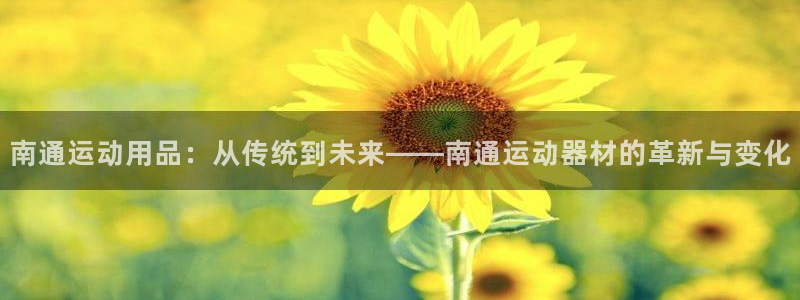 fb体育集团简介：南通运动用品：从传统到未来——南通